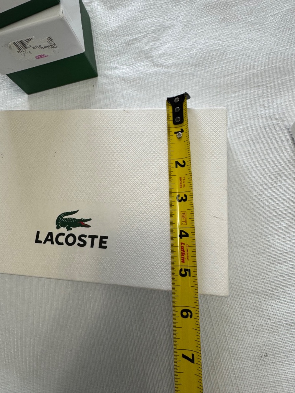 Lacoste White and Green Jewelry/Accessory Boxes watch and wallet - Picture 2 of 5